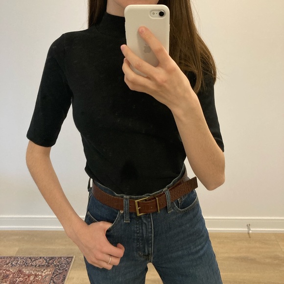 Zara Mockneck Top - Picture 3 of 3